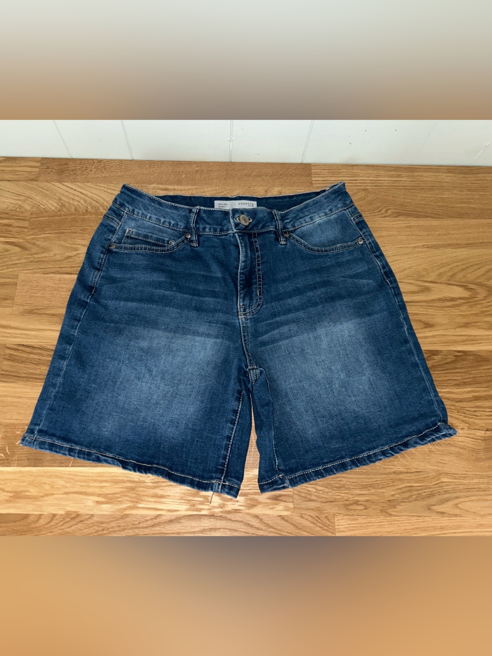 Royalty For Me High Rise Denim Jean Shorts